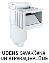 baseina ūdens ieplūde un atpakaļsavākšana