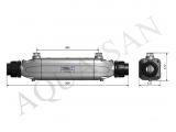 Pahlen siltuma apmaiņas bloks Aqua-Mex 40kW Titanium 11326