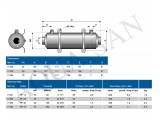 Pahlen siltuma apmaiņas bloks Hi-Flow HF 13 13kW 11391