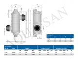 Pahlen siltuma apmaiņas bloks Hi-Temp Titanium HTT 40 40kW 11322/ 11322B